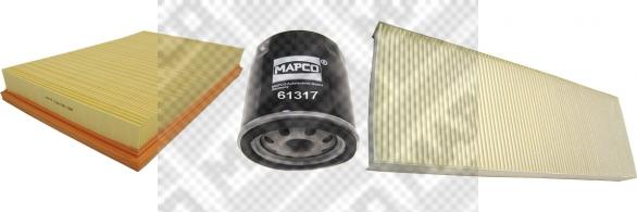 Mapco 68711 - Комплект фильтра autospares.lv