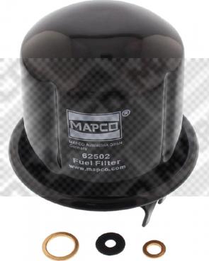 Mapco 62502 - Топливный фильтр autospares.lv