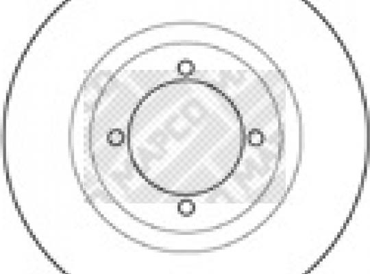 Mapco 15910 - Тормозной диск autospares.lv