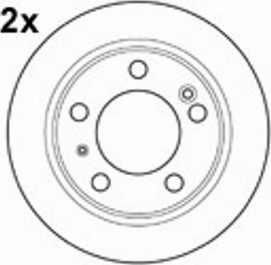 Mapco 154192 - Тормозной диск autospares.lv