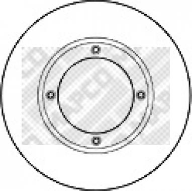 Mapco 15590 - Тормозной диск autospares.lv