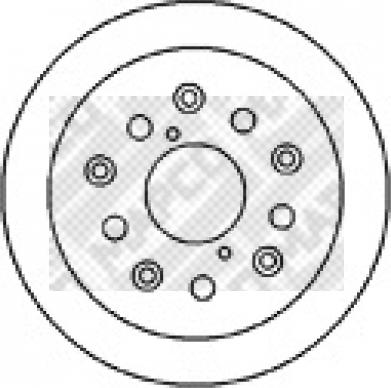 Mapco 15565 - Тормозной диск autospares.lv