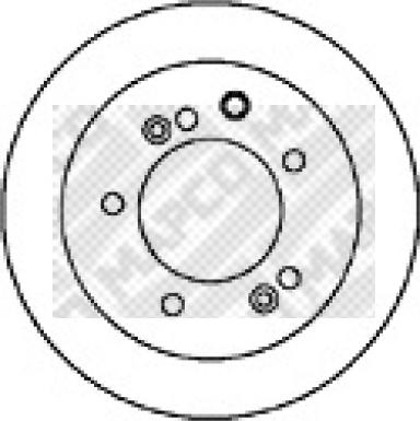 Mapco 15578 - Тормозной диск autospares.lv