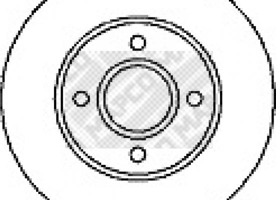 Mapco 15694 - Тормозной диск autospares.lv