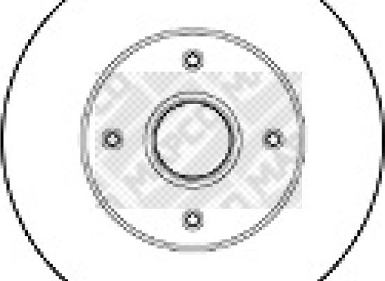 Mapco 15124 - Тормозной диск autospares.lv