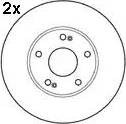 Mapco 15122/2 - Тормозной диск autospares.lv