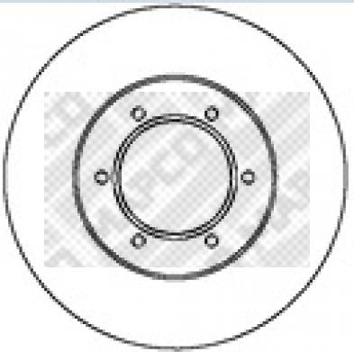 Mapco 15281 - Тормозной диск autospares.lv