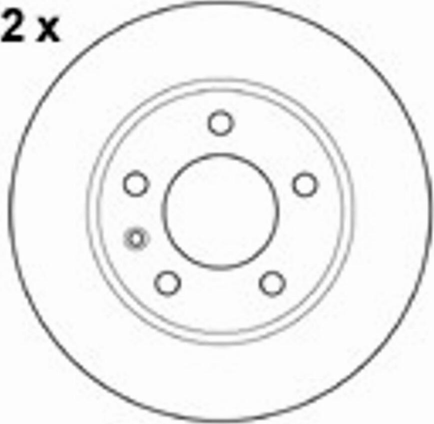 Mapco 157452 - Тормозной диск autospares.lv