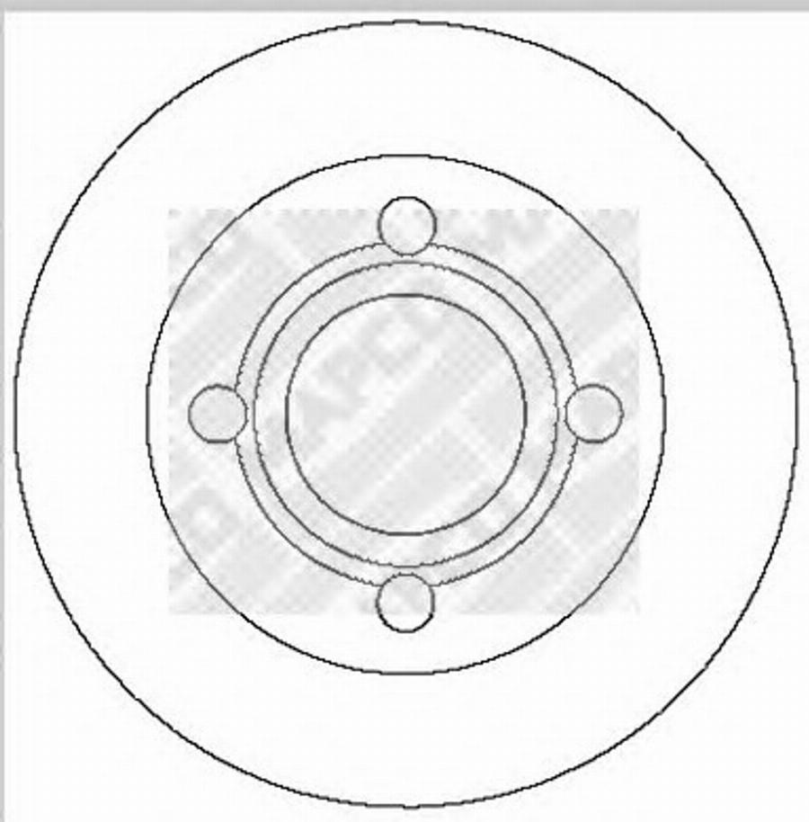 Mapco 15706 - Тормозной диск autospares.lv