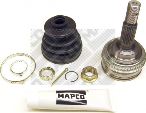 Mapco 16563 - Шарнирный комплект, ШРУС, приводной вал autospares.lv