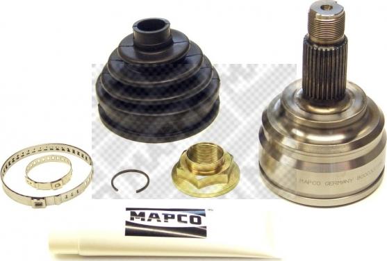 Mapco 16650 - Шарнирный комплект, ШРУС, приводной вал autospares.lv