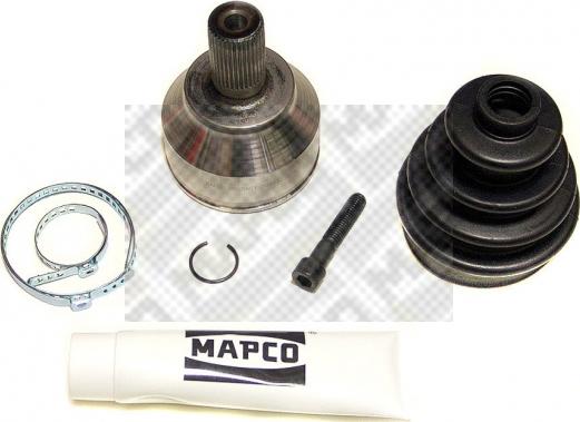 Mapco 16613 - Шарнирный комплект, ШРУС, приводной вал autospares.lv