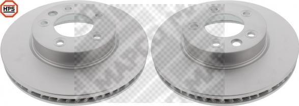 Mapco 25952/5HPS - Тормозной диск autospares.lv