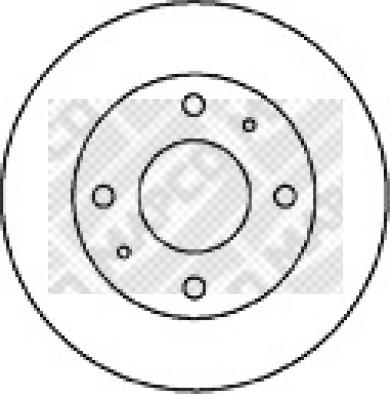 Mapco 25520 - Тормозной диск autospares.lv