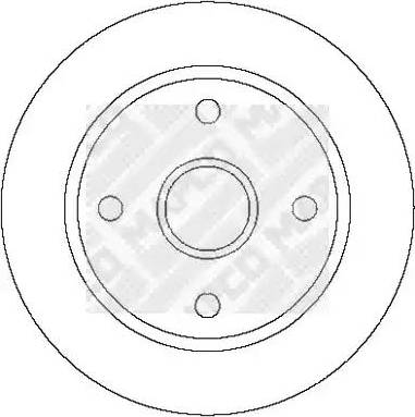 Mapco 25032 - Тормозной диск autospares.lv