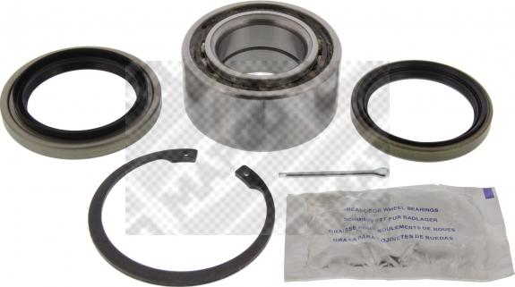 Mapco 26554 - Подшипник ступицы колеса, комплект autospares.lv