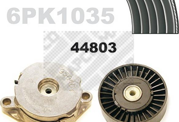 Mapco 73803 - Поликлиновый ременный комплект autospares.lv