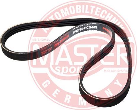 MASTER-SPORT GERMANY 4PK770-PCS-MS - Поликлиновой ремень autospares.lv