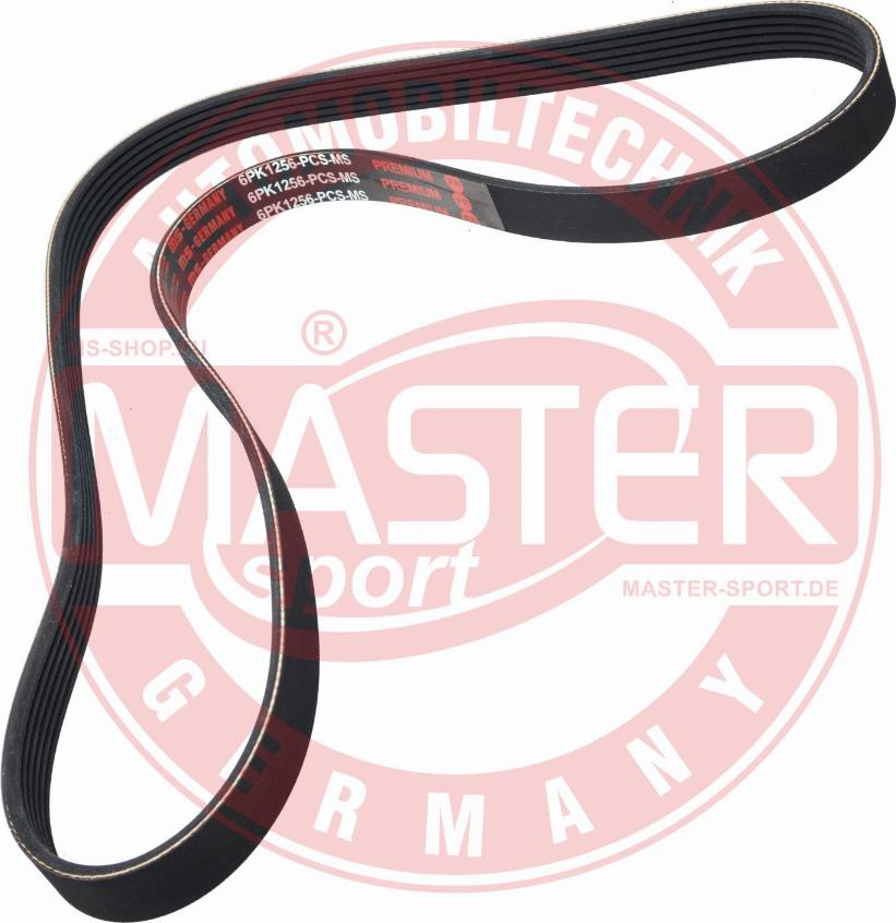 MASTER-SPORT GERMANY 6PK1256-PCS-MS - Поликлиновой ремень autospares.lv