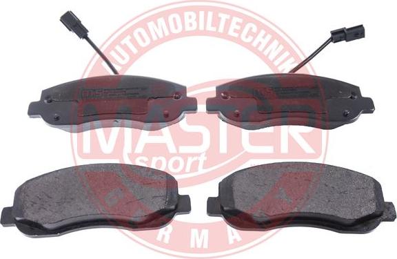 MASTER-SPORT GERMANY 13046048562N-SET-MS - Тормозные колодки, дисковые, комплект autospares.lv