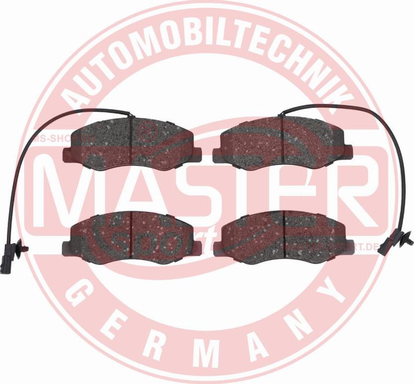 MASTER-SPORT GERMANY 13046048572N-SET-MS - Тормозные колодки, дисковые, комплект autospares.lv