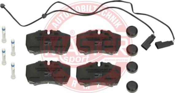 MASTER-SPORT GERMANY 13046048622N-SET-MS - Тормозные колодки, дисковые, комплект autospares.lv