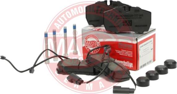 MASTER-SPORT GERMANY 13046048622N-SET-MS - Тормозные колодки, дисковые, комплект autospares.lv