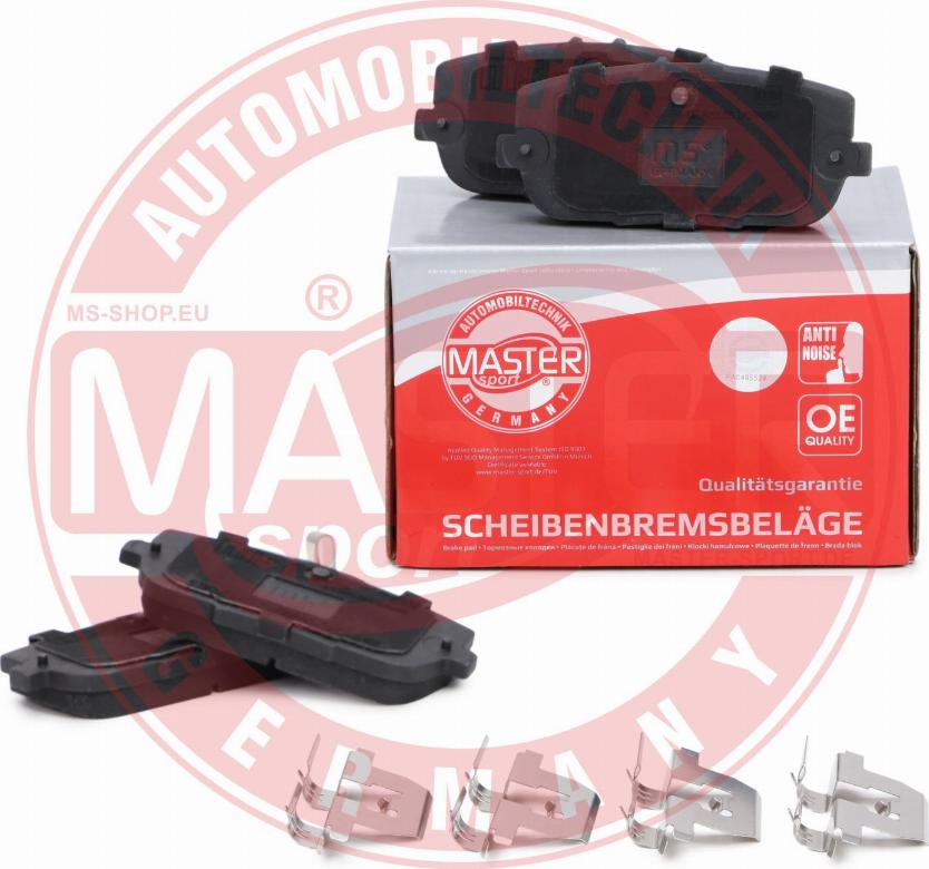 MASTER-SPORT GERMANY 13046057622N-SET-MS - Тормозные колодки, дисковые, комплект autospares.lv