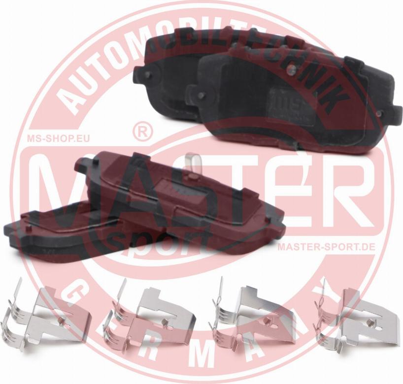 MASTER-SPORT GERMANY 13046057622N-SET-MS - Тормозные колодки, дисковые, комплект autospares.lv