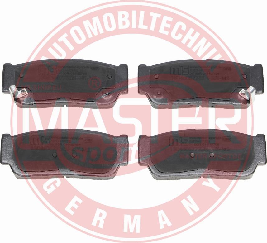 MASTER-SPORT GERMANY 13046057732N-SET-MS - Тормозные колодки, дисковые, комплект autospares.lv