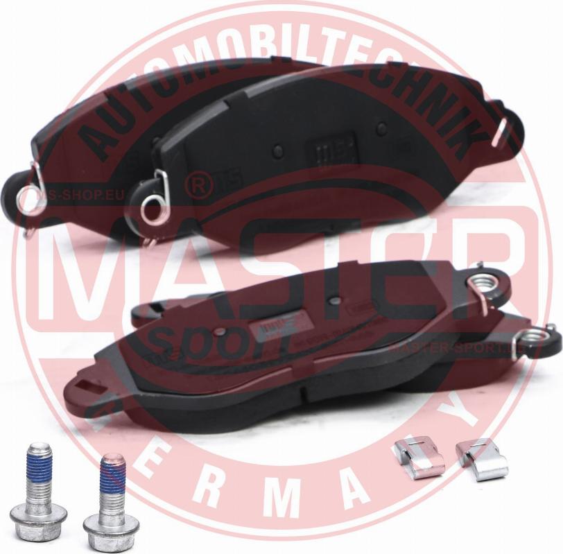 MASTER-SPORT GERMANY 13046039922N-SET-MS - Тормозные колодки, дисковые, комплект autospares.lv