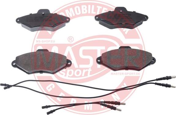 MASTER-SPORT GERMANY 13046039562N-SET-MS - Тормозные колодки, дисковые, комплект autospares.lv