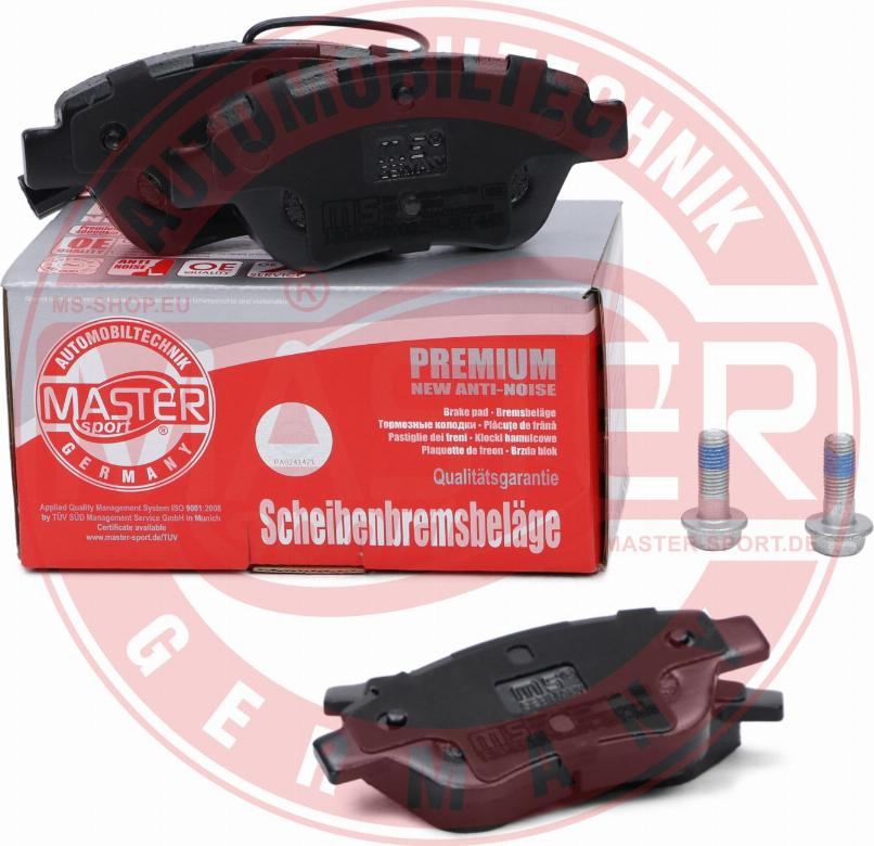 MASTER-SPORT GERMANY 13046039822N-SET-MS - Тормозные колодки, дисковые, комплект autospares.lv