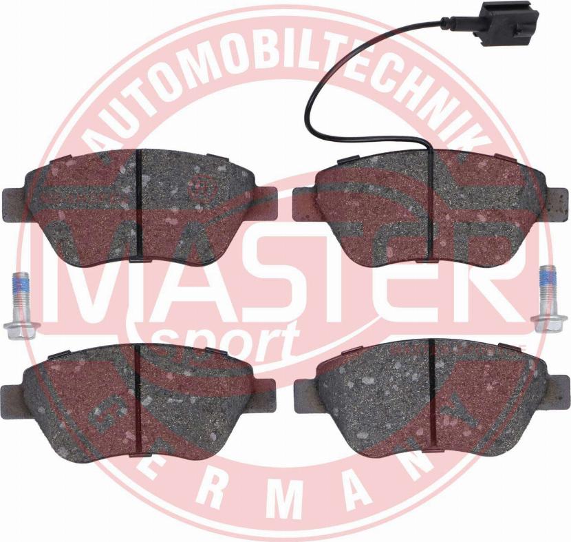 MASTER-SPORT GERMANY 13046039822N-SET-MS - Тормозные колодки, дисковые, комплект autospares.lv