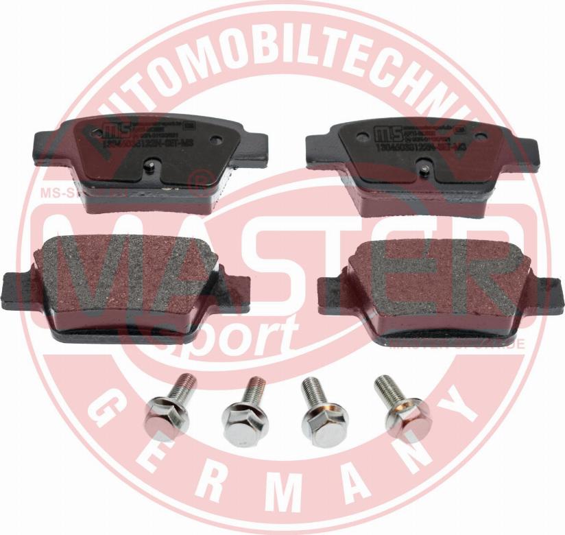 MASTER-SPORT GERMANY 13046038122N-SET-MS - Тормозные колодки, дисковые, комплект autospares.lv