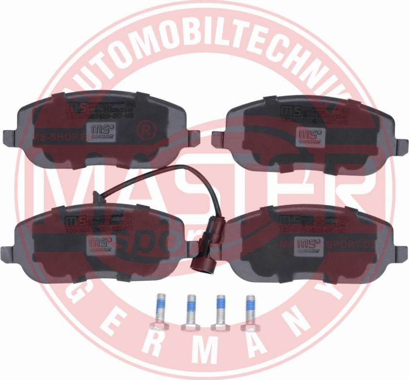 MASTER-SPORT GERMANY 13046038242N-SET-MS - Тормозные колодки, дисковые, комплект autospares.lv