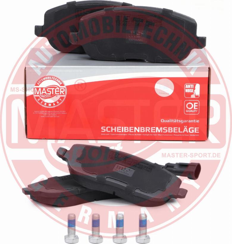 MASTER-SPORT GERMANY 13046038242N-SET-MS - Тормозные колодки, дисковые, комплект autospares.lv