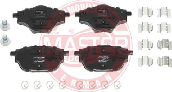 MASTER-SPORT GERMANY 13046038722N-SET-MS - Тормозные колодки, дисковые, комплект autospares.lv