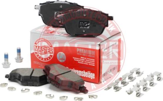 MASTER-SPORT GERMANY 13046038722N-SET-MS - Тормозные колодки, дисковые, комплект autospares.lv