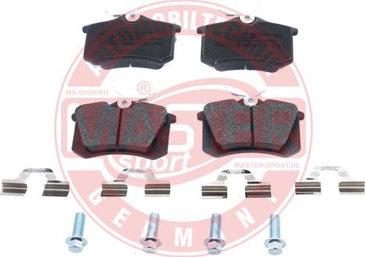 MASTER-SPORT GERMANY 13046028452N-SET-MS - Тормозные колодки, дисковые, комплект autospares.lv