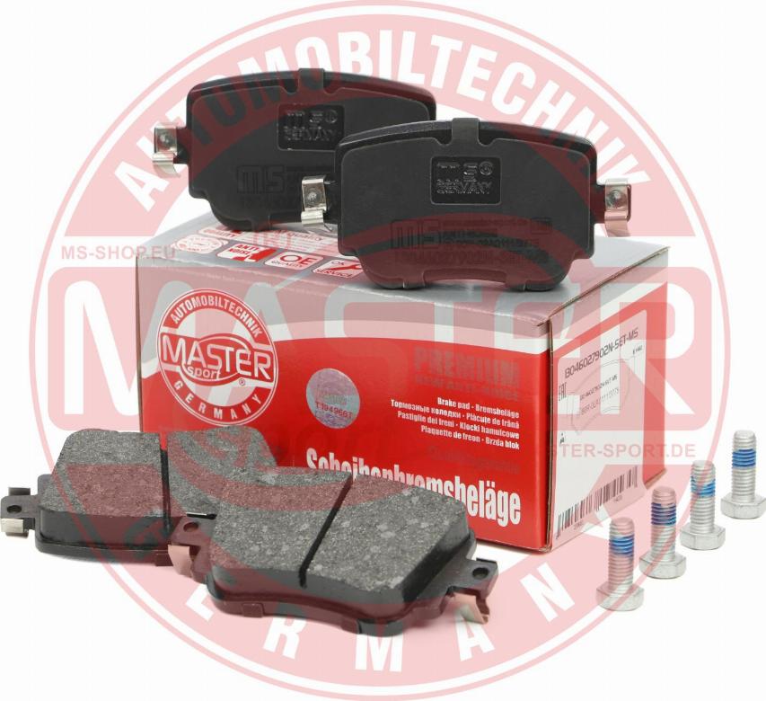 MASTER-SPORT GERMANY 13046027902N-SET-MS - Тормозные колодки, дисковые, комплект autospares.lv