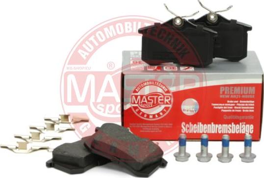 MASTER-SPORT GERMANY 13046027402N-SET-MS - Тормозные колодки, дисковые, комплект autospares.lv