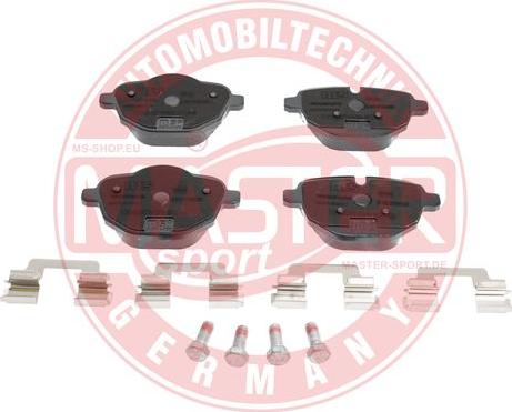 MASTER-SPORT GERMANY 13046027602N-SET-MS - Тормозные колодки, дисковые, комплект autospares.lv