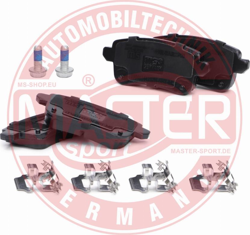 MASTER-SPORT GERMANY 13046144352N-SET-MS - Тормозные колодки, дисковые, комплект autospares.lv