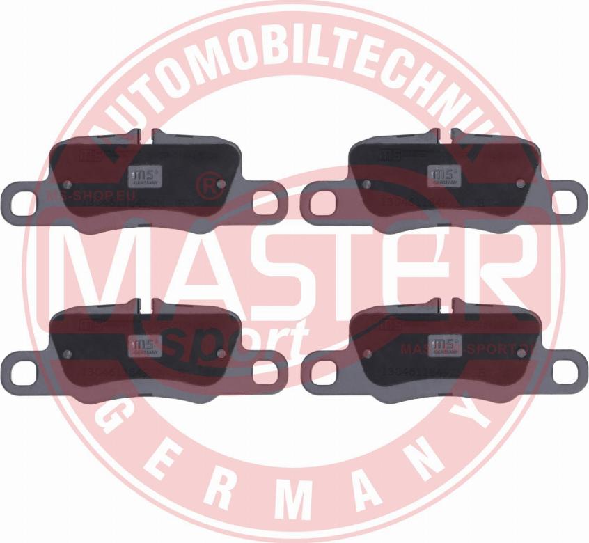 MASTER-SPORT GERMANY 13046118492N-SET-MS - Тормозные колодки, дисковые, комплект autospares.lv