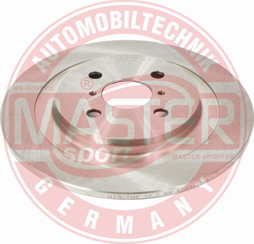 MASTER-SPORT GERMANY 24010901421-PCS-MS - Тормозной диск autospares.lv