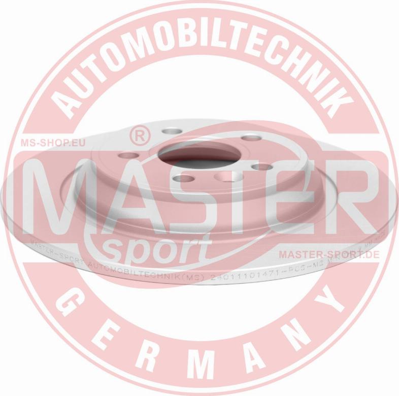 MASTER-SPORT GERMANY 24011101471PR-PCS-MS - Тормозной диск autospares.lv