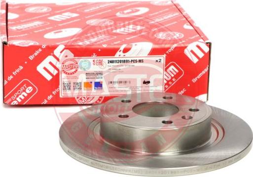 MASTER-SPORT GERMANY 24011201891-PCS-MS - Тормозной диск autospares.lv