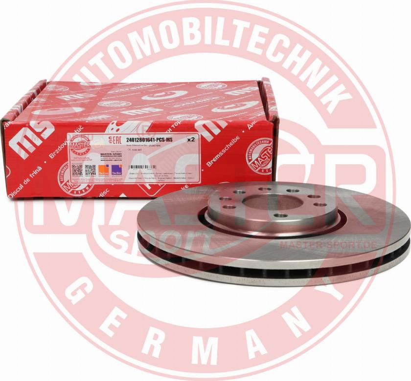 MASTER-SPORT GERMANY 24012801641-PCS-MS - Тормозной диск autospares.lv