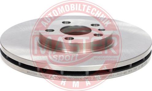 MASTER-SPORT GERMANY 24012801361-PCS-MS - Тормозной диск autospares.lv